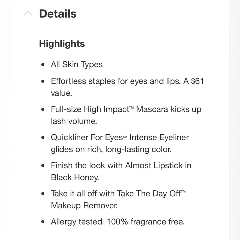 Clinique Makeup MVP's Cosmetic Set 🆕 - Picture 5 of 6